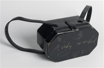 JEAN-MICHEL BASQUIAT AND ANDY WARHOL $ Purse.